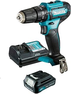 MAKITA PARAFUSADEIRA/FURADEIRA DE IMPACTO A BATERIA 12V CXT HP333DWYX3 COM CARREGADOR - Produto 2 mais recomendado com 4.7 estrelas