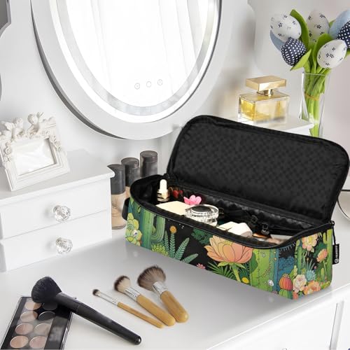 Bolsa de viaje para herramientas de cabello para mujer con tapete resistente al calor y diseño de doble capa para planchas, rizadores y estilizadores miniatura 7