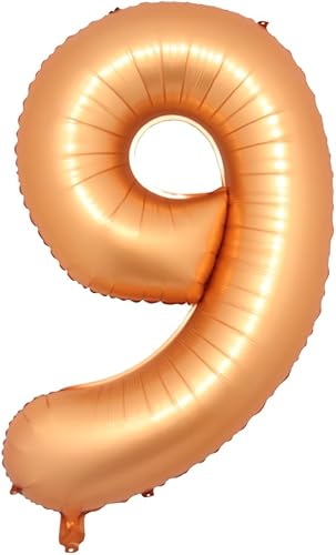 Miniatura 5 de 40 inch Orange Foil Number Balloons New Helium Globo Baby Shower Happy Birthday Anniversary Wedding Decoration Party Supplies Ball (40 inch Orange 3)