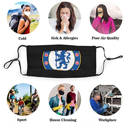 image for MEYU3ZU Anti Dust Adjustable Earloop Face Mouth Mask Chelsea Football 