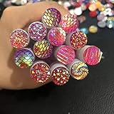 Disposable Mascara Brushes Diamond Eyelash Spoolies Makeup Brush Mascara Wand in Sanitary Tube Lash Supplies (50-PINK)