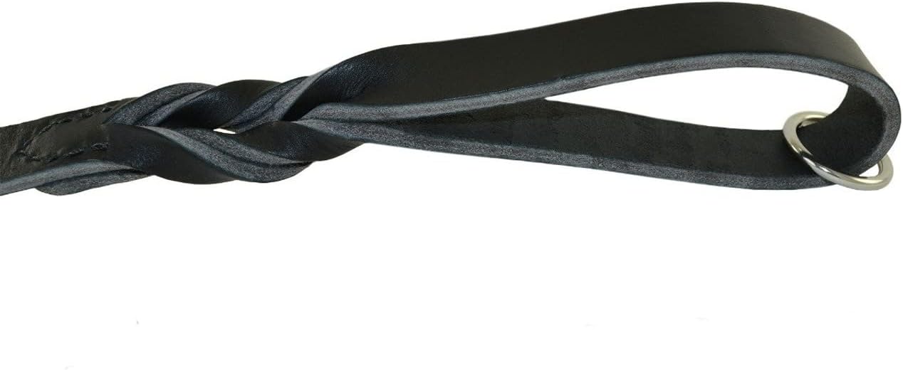 Ray Allen Tac-Black Leather Waist Lead (36")
