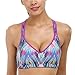 CharmLeaks Womens strappy bra workout bra top workout clothes workout tanks sports bra, X-Large, Pur Chic