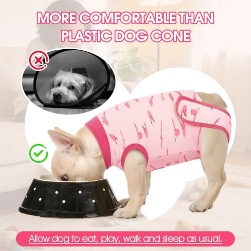 Image of IDOMIK Dog Recovery Suit for Neuter Spay,Anti-Licking Dog Surgical Bodysuit