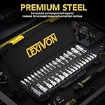 LEXIVON Master TORX Bit Socket Set, Premium S2 Alloy Steel | Complete 34-Piece, Solid Star & Tamper Proof T6 ~ T70 | Enhanced Storage Case (LX-149)