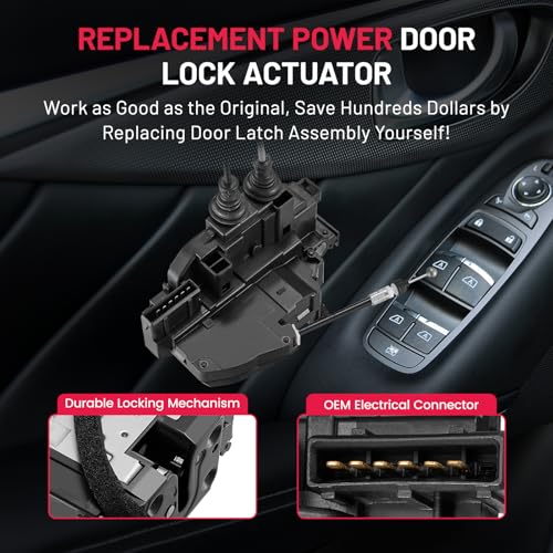 Image of SYERAL Door Latch Lock Actuator FL Front Left Driver Side Latch Motor Compatible with Hyundai Sonata 2006-2007 Replaces 81310-3K020