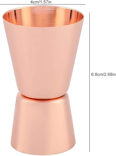 Miniatura 9 de Bartender Jigger, 15/1.0 fl oz, vaso medidor, doble cara, licor, vino, acero inoxidable