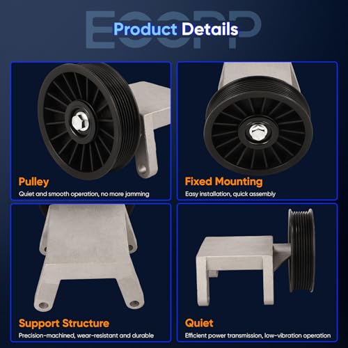 Image of ECCPP A /C Compressor Bypass Pulley for Volkswagen Clasico 2.0L 2011-2014