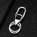 Lancher Key chain with (2 Extra Key Rings and Gift Box) Big Key Clip Durable Car Keychain for Men and Women