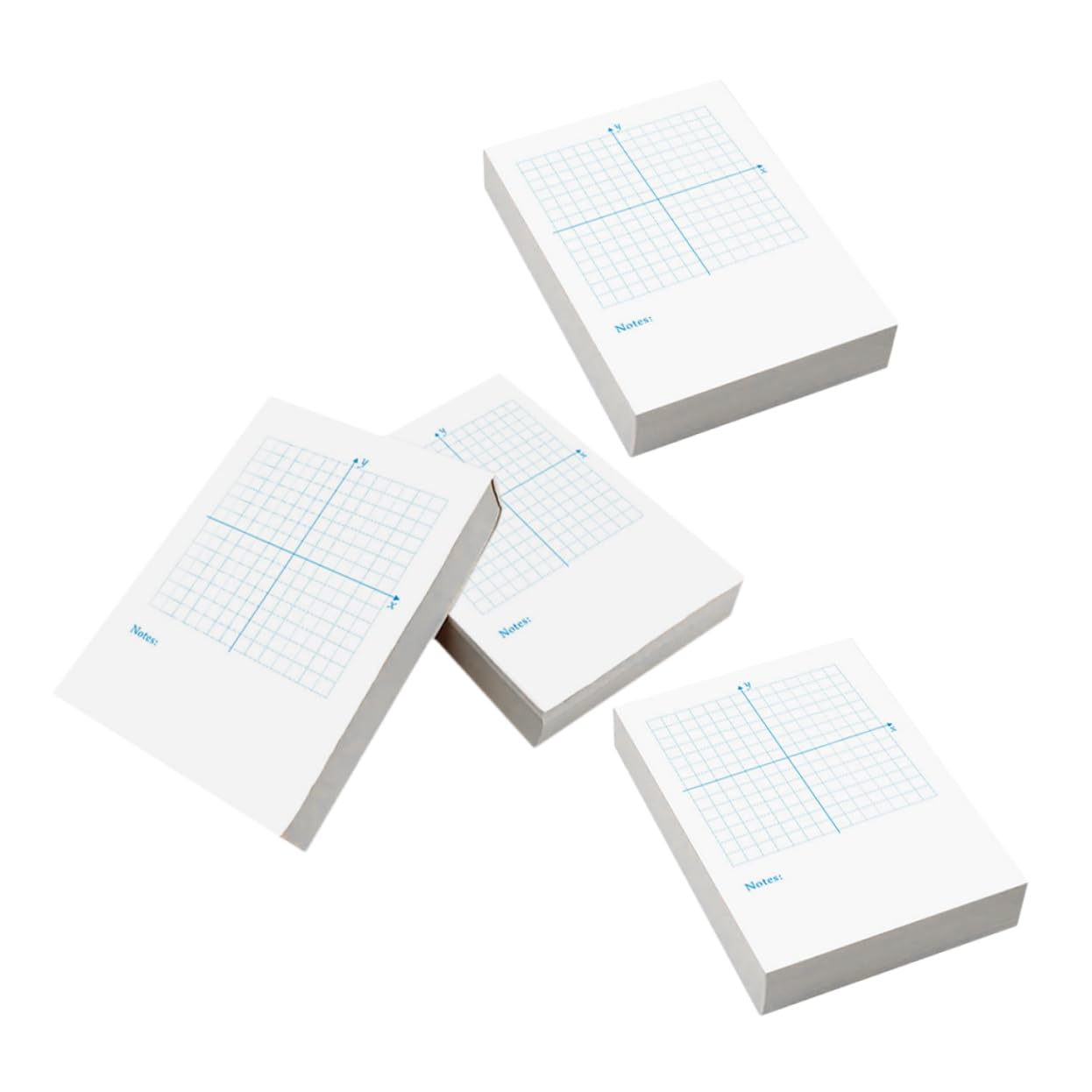 HOMSFOU 4 Piezas Libro De Ejercicios En Línea De Número Matemáticas Alto Aula Computadora Portátil Coordinar Punteado Dibujar Blocs De Notas Adhesivos Forrados Índice Plano Papel