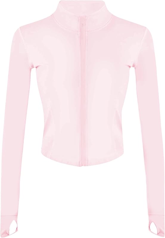 campera de entrenamiento sin costuras con cremallera completa para mujer campera deportiva ajustada para correr y yoga