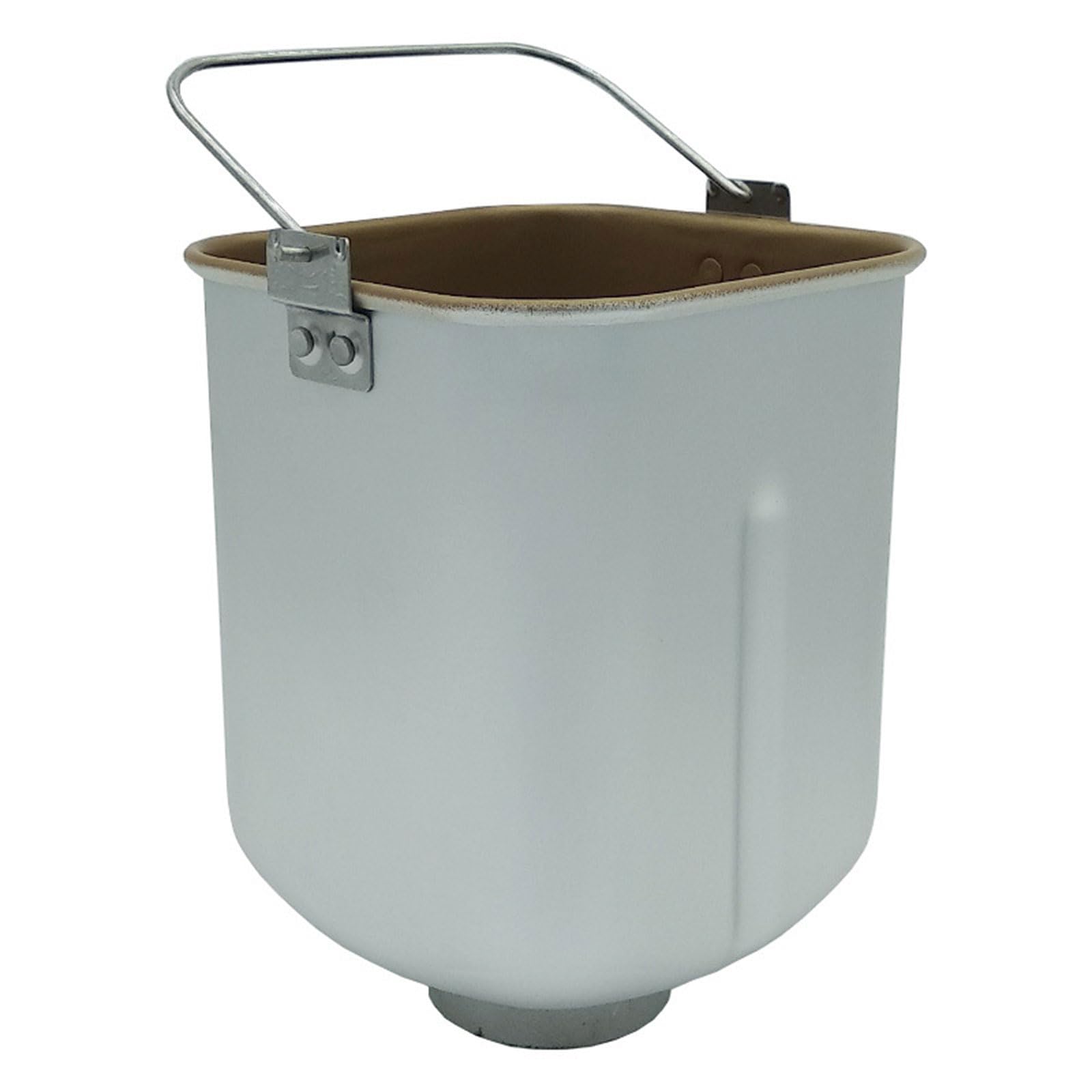 caralin Square Bread Machine Liner Mixing Bread Bucket Bread Bread Machine Inner Replacement Parts for Bread Machine Metal, As Pic Shows