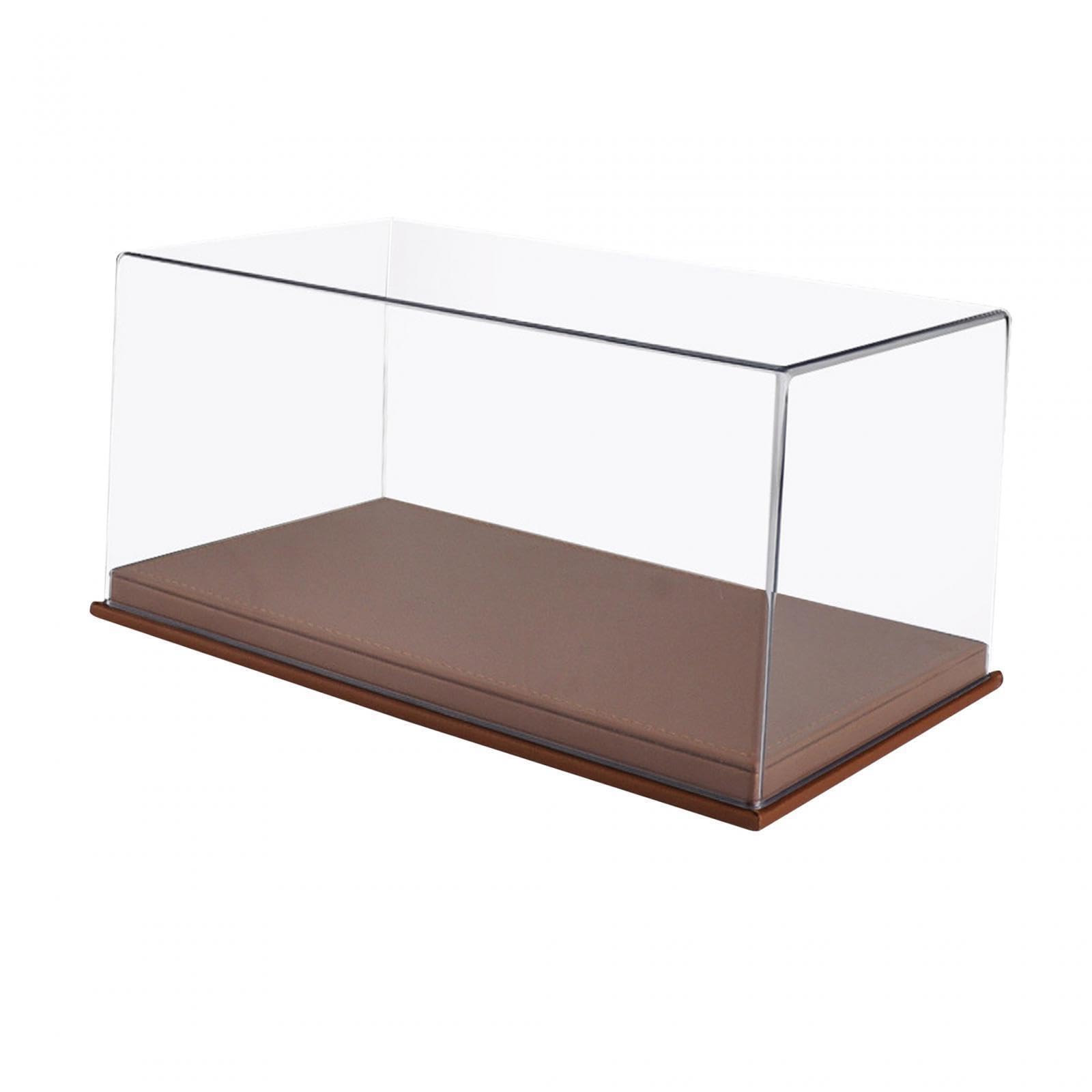Vitrina de Garaje para Coche Fundido a presión a Escala 1/24 bellamente elaborada con Cubierta de acrílico Transparente incluida Vitrina de Coche de