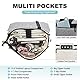 LOVEVOOK Backpack School Laptoptasche Arbeitstasche Damen Wasserdichter Notebook Rucksack mit Laptopfach 15,6 Zoll & Anti Diebstahl Rucksacktasche für Business, Büro, Uni u. Schule (Beige Grau)