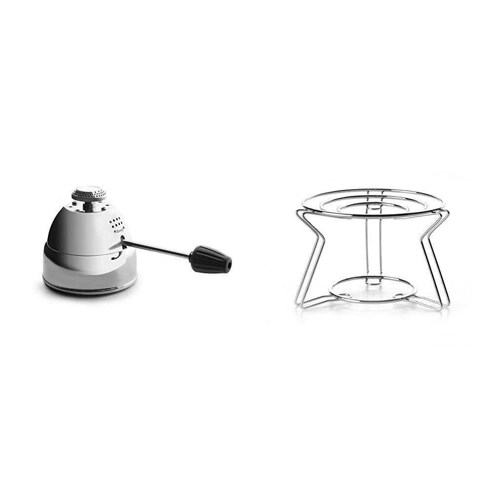 Ibili 704700 - Quemador Gourmet + 704800 - Soporte Quemador