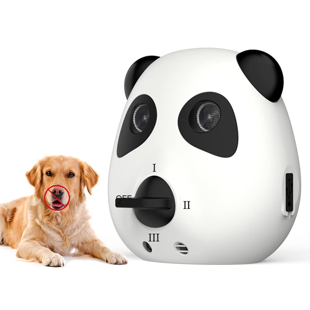 MAKINGTEC Outdoor Bark Control Device, Upgraded Ultrasonic Anti Barking Device, Stop Dog Barking Deterrent Rechargeable Sonic Bark Deterrents Safe for Small Large Dogs