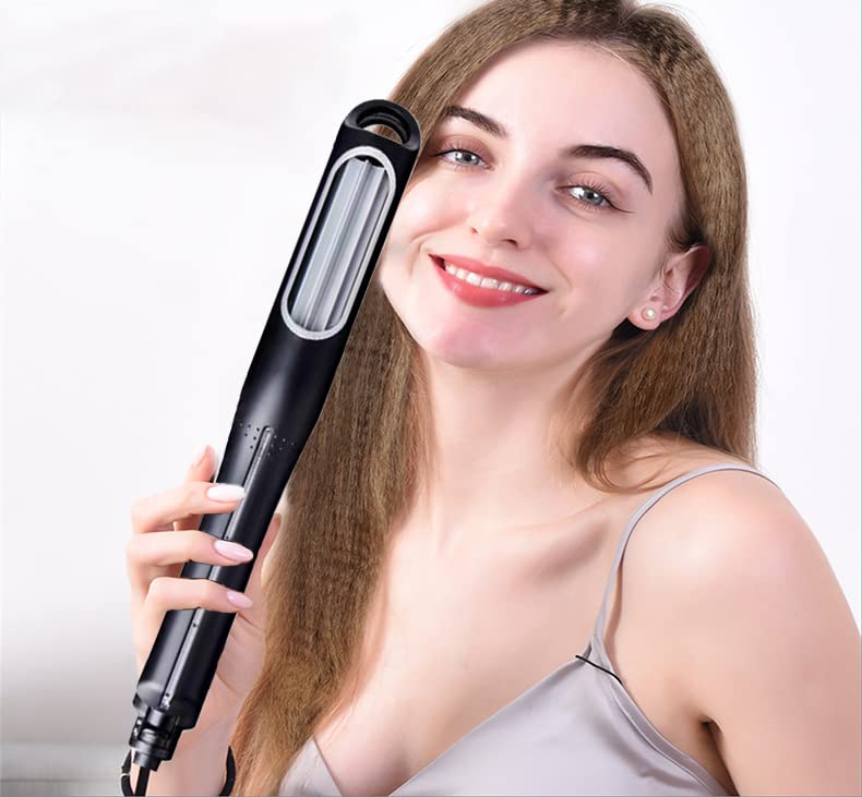 ZFHTAO Hair curler curling tongs Flat Irons Women Men Styling Tool produces classic curls – for use on short, medium, and long hai