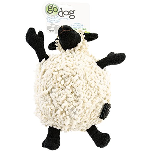 goDog Fuzzy Wuzzy Sheep Dog Toy (Set of 2)