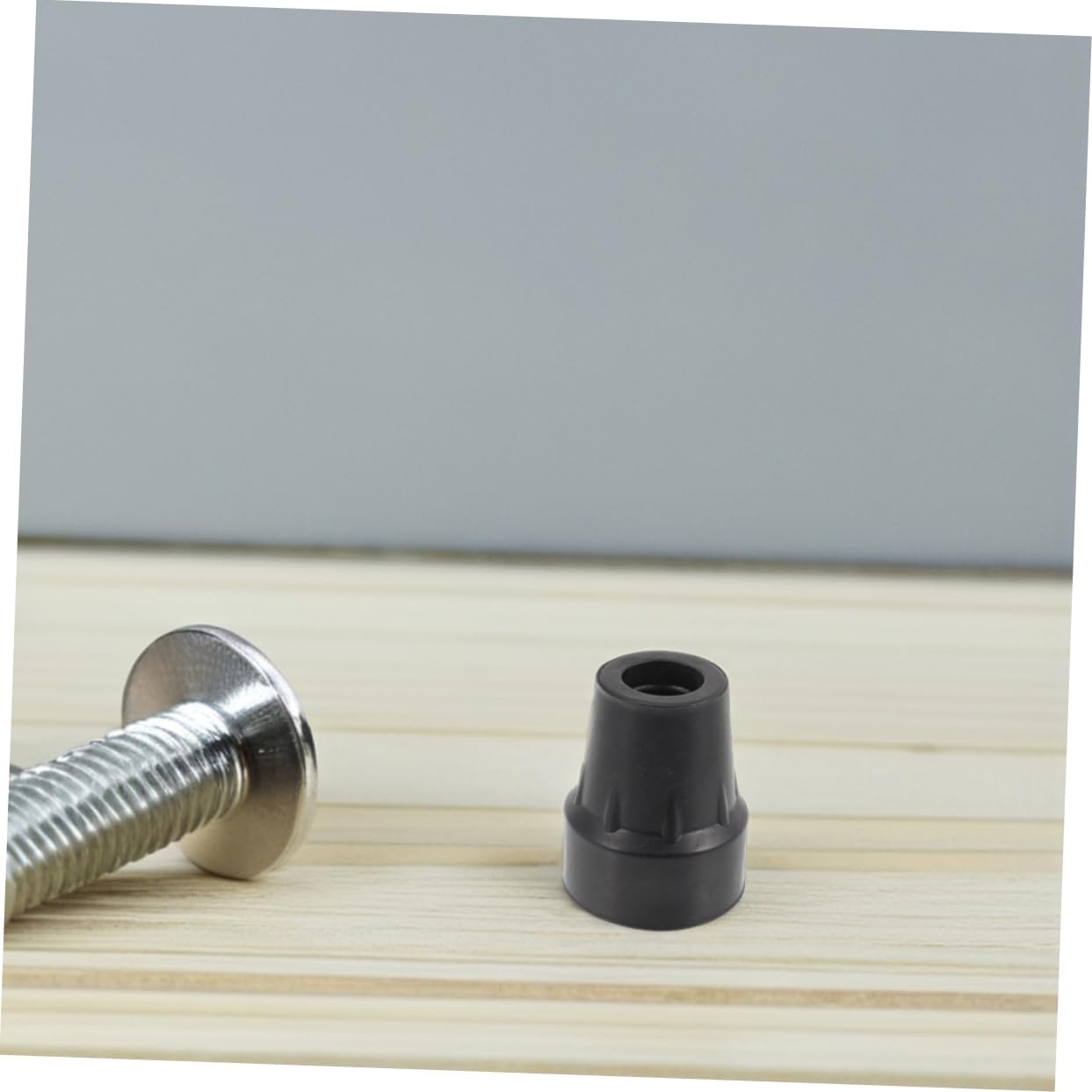 FOMIYES 8pcs Non Slip Crutch Tips Walking Stick Ends Crutch Feet Caps for Hiking Poles Walking Stick Cap Cane Tip