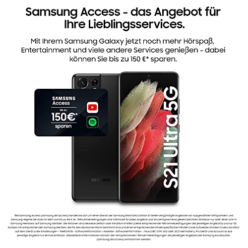 SAMSUNG Galaxy S21 Ultra 128 GB Smartphone - Svart