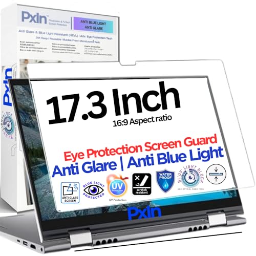 Image of Pxin 17.3 Inch (16:9) Laptop | Anti Glare | Anti Bluelight Screen Guard