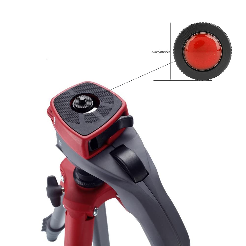 Piastra Rapida Manfrotto MFROUND-PL Per Treppiedi - Sistema Sgancio Circolare, 32g