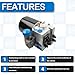 Wahparts 12V 801266 Air Dryer Compatible with Volvo Freightliner Kenworth Peterbilt 5015534 5015533 5010696X