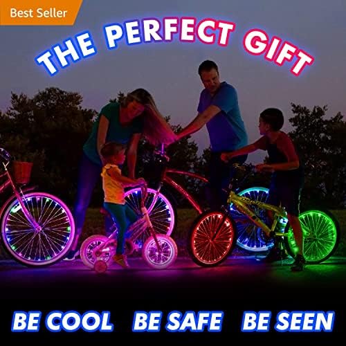 Amazon.com: LED Bike Lights for Night Riding (1 Tire) Bicycle ...