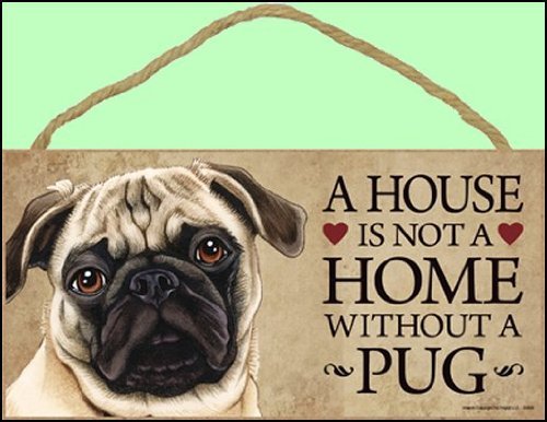 Dog Lovers' Decorative Wooden Wall Plaque Sign 10' x 5