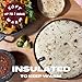 Mami's Tortilla Warmer Co. | 12” JUMBO PREMIUM MICROWAVABLE & WASHABLE POUCH | DURABLE & INSULATED | ORIGINAL FLOUR TORTILLA WARMER | SOFT & WARM ALL-MEAL-LONG™ | EVERYDAY FAVORITE GIFT