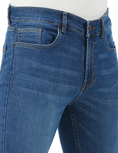 Image of INKD Men's Stretchable Regular Fit Contrast Stitch Jeans