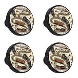 Qualité supérieure : les boutons de placard noirs sont fabriqués en matériau ABS de haute qualité et en verre cristal. Nos boutons de tiroir en forme de champignon sont un excellent moyen de transformer n'importe quelle pièce. Les poignées de porte sont faites pour être durables, accompagnées d'une belle apparence et d'un toucher fin.