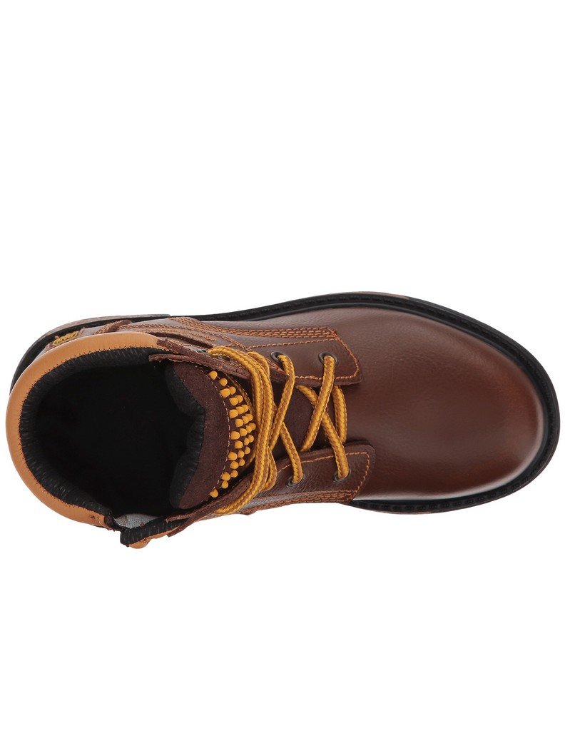 Dan Post Boys' Zyon Leather Boot Round Toe Brown 10 D(M) US