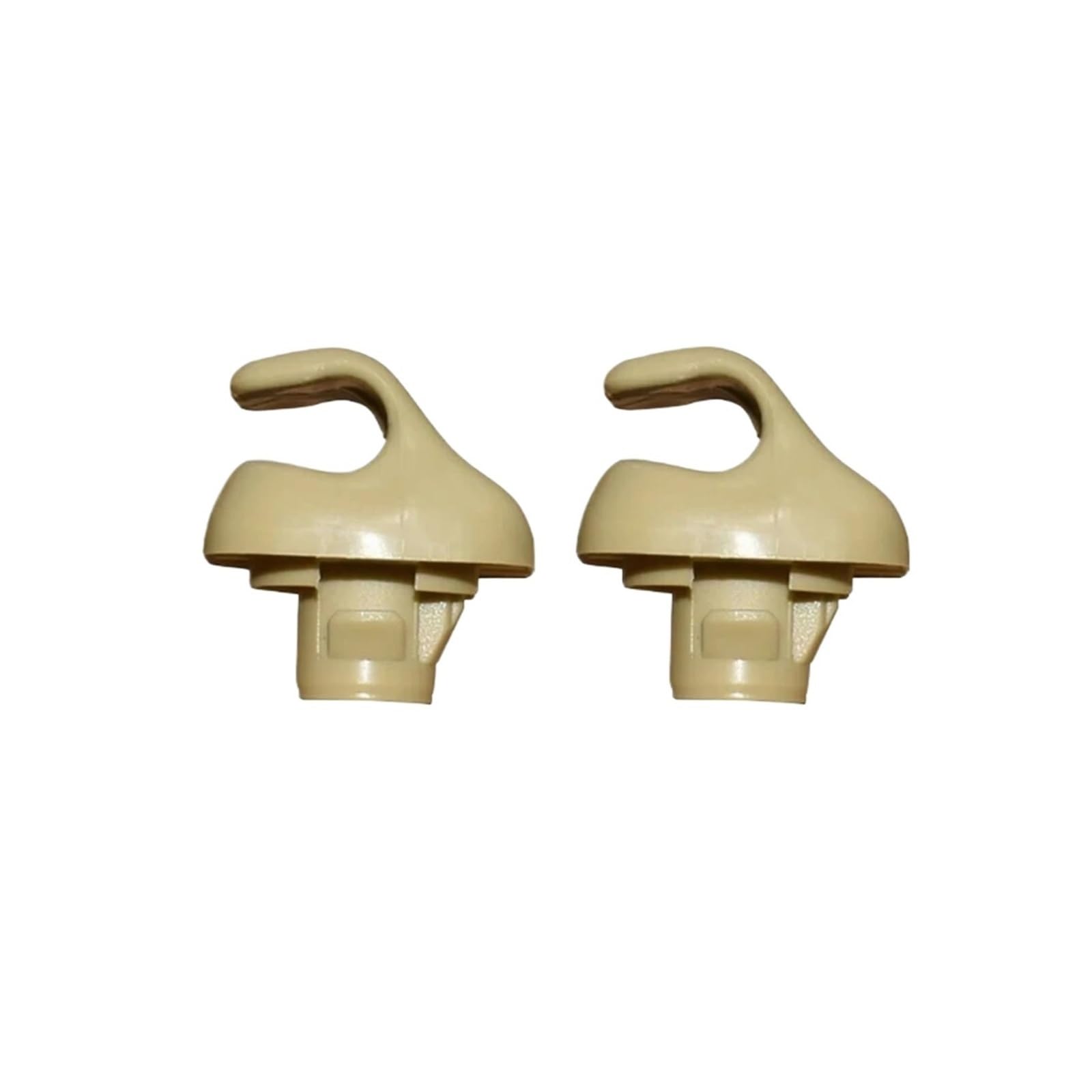 Fdcskinx 2Pcs Beige Aftermarket Car Sunvisor Holder Clips Sun Visor Fastener Compatible Civic Fa1 Fd1 Fd2 2006-2011 Beige Gray Color(2Pcs Beige)