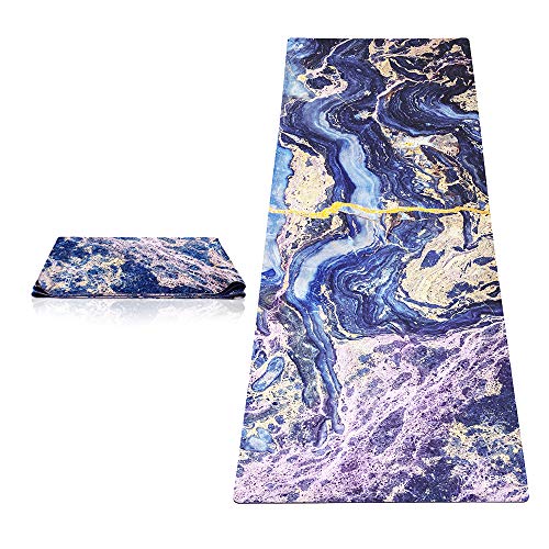 YOGA DESIGN LAB | The Travel Yoga Mat | 2-in-1 Mat+Towel | Lightweight