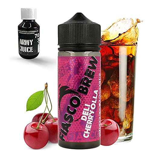 Fiasco Brew Aroma Deli Cherryolla - Shake-and-Vape - Zum Mischen mit Basisliquid für E-Liquid - 20 ml - Plus 100ml…
