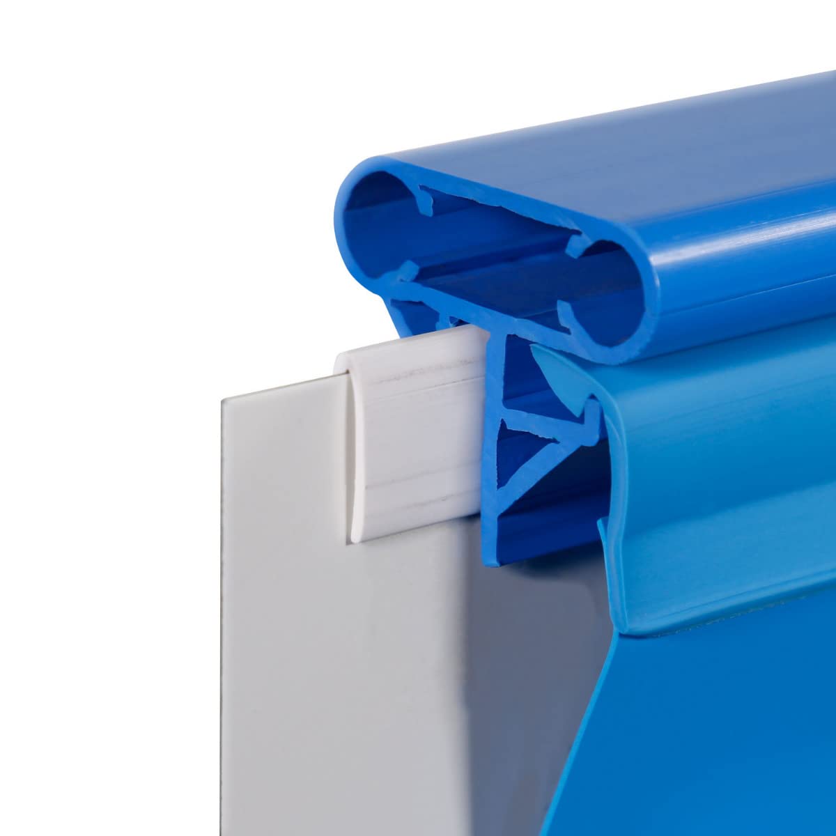 Pool Kombi Handlauf blau rund 350 cm Rundpool Schwimmbecken Funktionshandlauf PVC Handlauf Einhängebiese Keilbiese