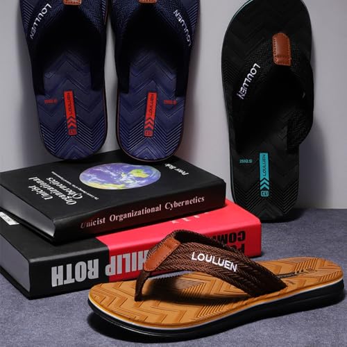 Premium Comfort Cool Cyber Design Flip Flops For Men Yoga Mat Thong Sandals Slides Summer Slippers Indoor Outdoor Footwear2