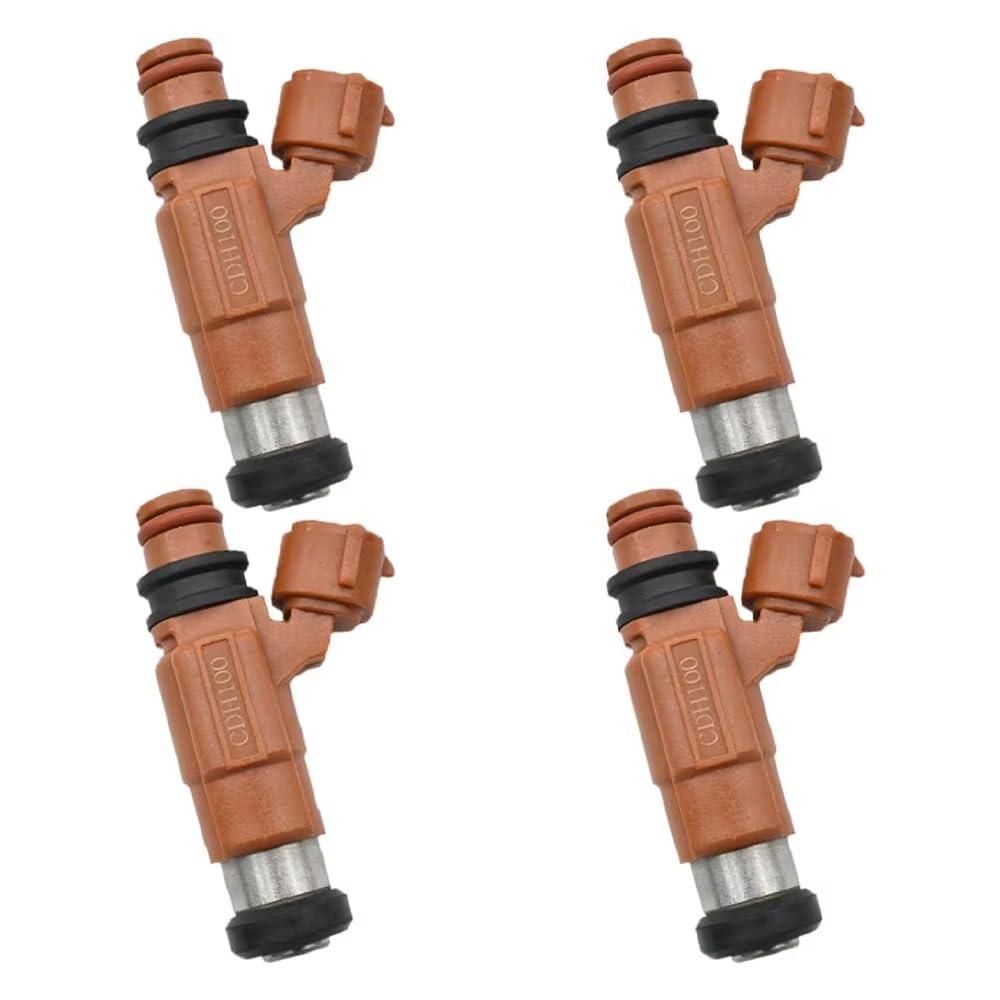 Bikkjbk One Color Fuel Injector Nozzle 4Pcs Md319791 Fuel Injector Nozzle 15710-65D00 For Vitara For Chevy For Tracker 2002-2003 For Forenza 2.0 2004-2008 Reno