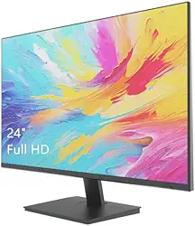 Monitor Gamer IPS 24 Polegadas, Full HD, 180Hz, 1ms, HDR400, G-SYNC, 250cd/m², Alto-falantes embutidos, Entradas HDMI/DisplayPort/USB/3.5mm