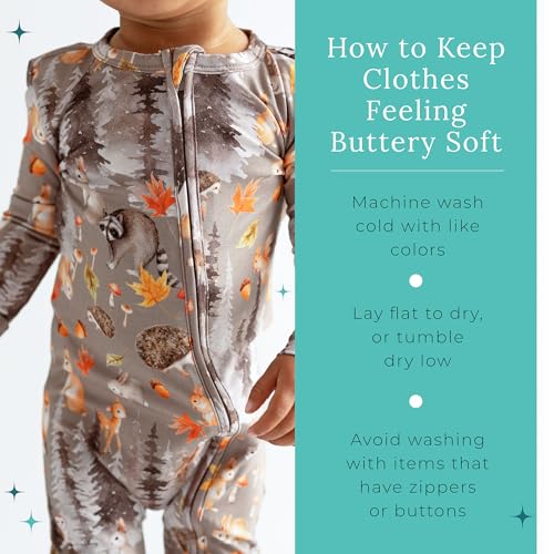 Image of Posh Peanut Convertible Baby Sleepers - Footless Baby Pajamas with 2 Way Zipper for Easy Diaper Changes