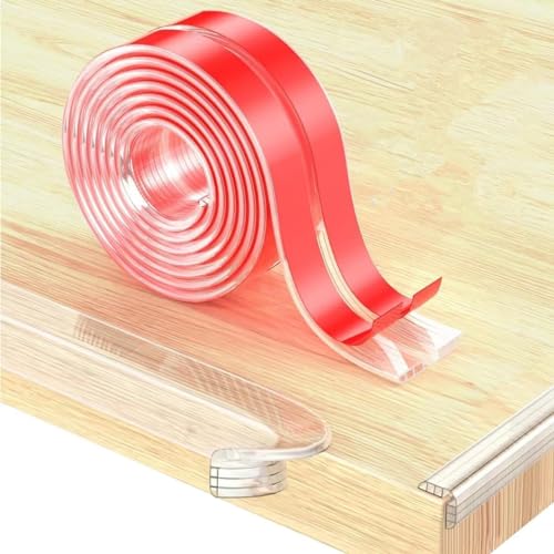 Image of Edge Protector for Baby Proofing, Baby Corner Protector Guards Clear Silicone Soft Corner Protectors with Pre-Taped Adhesive 6.6FT