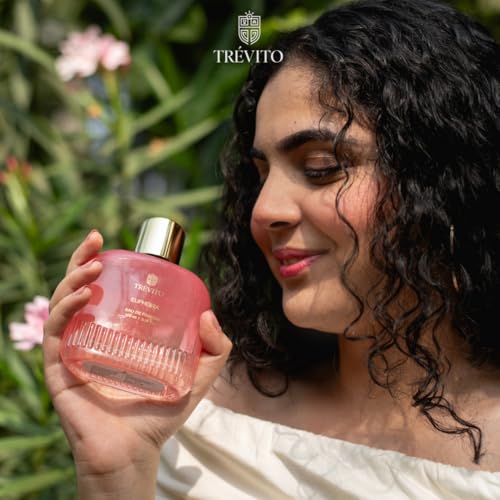 Image of TREVITO Euphoria Luxury Perfume for Women 100ml | Long Lasting Eau de Parfum | Floral Woody Fragrance | Premium Skin Friendly Perfume | Evening Party, Date Night & Special Occasion Wear