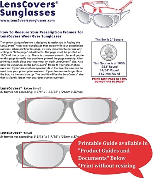 LensCovers Polarized Wraparound Sunglasses | Wear Over Sunglasses | Fitover for Glasses - Image 8