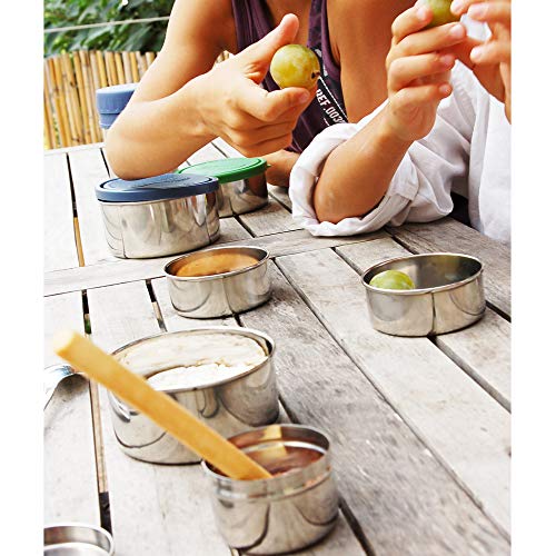 U Konserve Stainless Steel Round Food-Storage Lunch Container 9Oz - Clear Airtight Lid - Dishwasher Safe - Bpa Free - Reduce Waste At Home And On The Go #TOP3