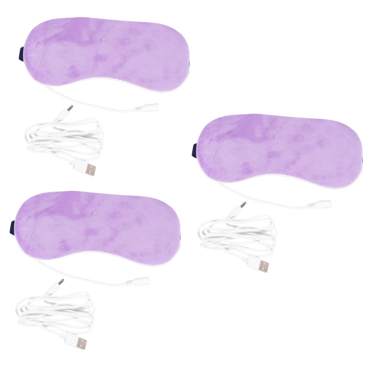 Didiseaon 3 Piezas de ojos de vapor ojeras eye massager sleeping mask círculos oscuros sleep mask dormir gafas de en el ojo venda terciopelo de cristal