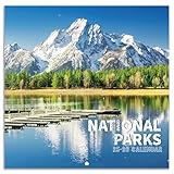 2025-2026 Wall Calendar - 2025-2026 National Parks Wall Calendar, Jul 2025 - Dec 2026, 12' x 24' (Open), Thick & Sturdy Paper, Beautiful National Parks