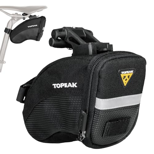 Topeak Aero Wedge Pack Fahrrad Sattel Tasche, 15000006, Größe small, Schwarz Topeak Aero Wedge Pack Fahrrad Sattel Tasche, 15000006, Größe small, Schwarz