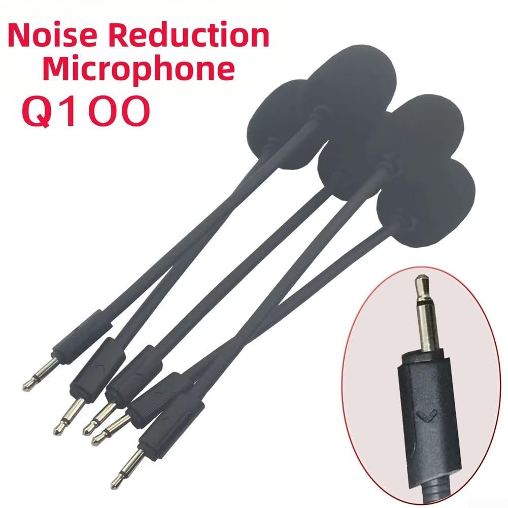 Für JBL Q100 Q350 Q360 Q400 Mikrofon mit 2,5-mm-Anschluss und Geräuschunterdrückungsfunktion für verbesserte Sprache in anspruchsvollen Umgebungen