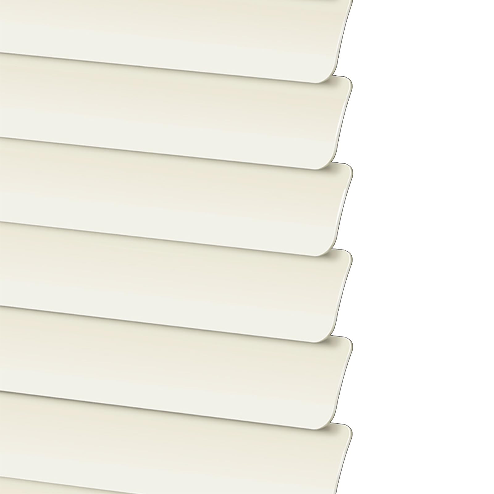 Jalousien, 90 % lichtblockierend, mit Fensterbeschlägen, horizontale Schattierungen für Wohnzimmer, Schwarz, Cremeweiß, 135-220 cm, Größen (Matt-Beige 150 x 170 cm)
